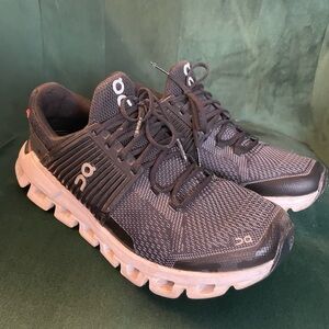 On cloud black sneakers